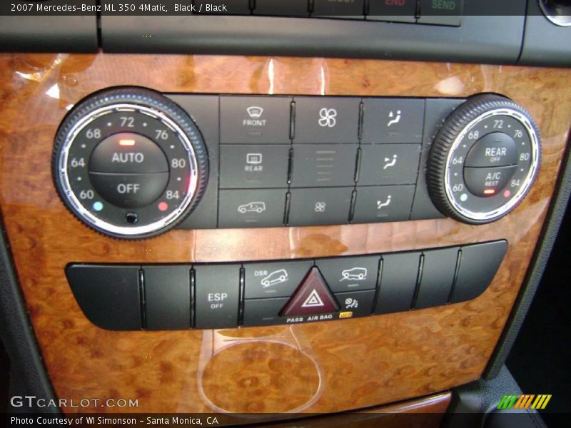 Black / Black 2007 Mercedes-Benz ML 350 4Matic