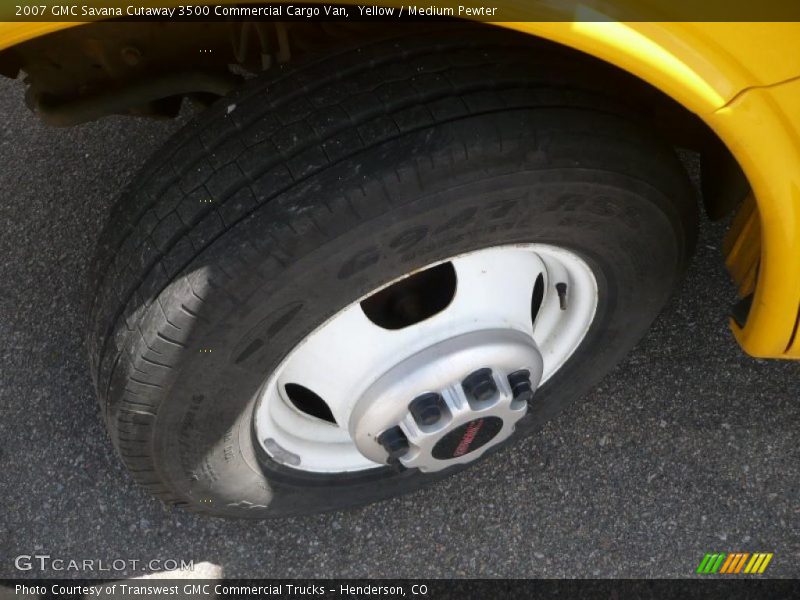 Yellow / Medium Pewter 2007 GMC Savana Cutaway 3500 Commercial Cargo Van