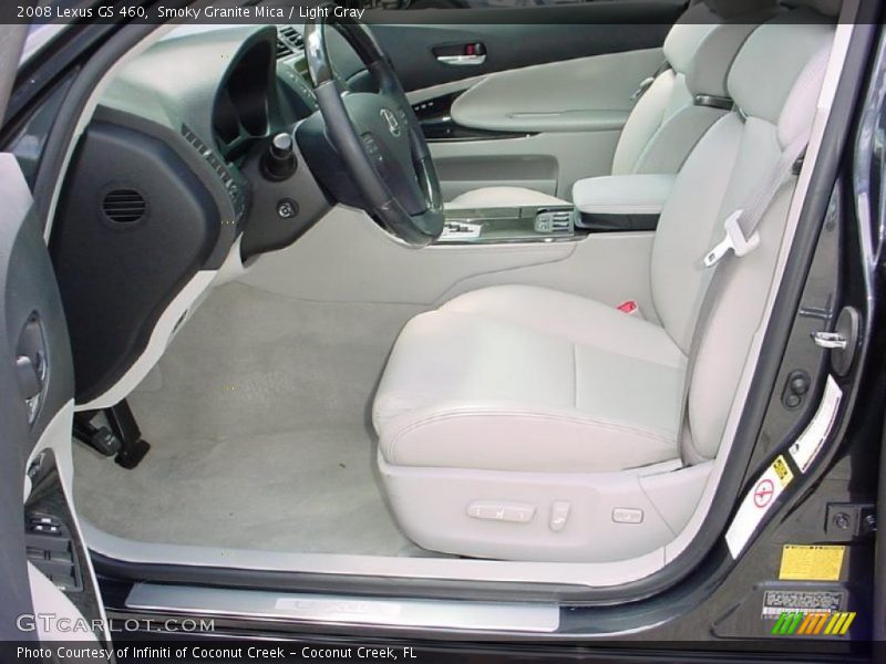 Smoky Granite Mica / Light Gray 2008 Lexus GS 460