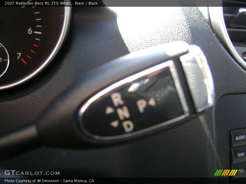 Black / Black 2007 Mercedes-Benz ML 350 4Matic