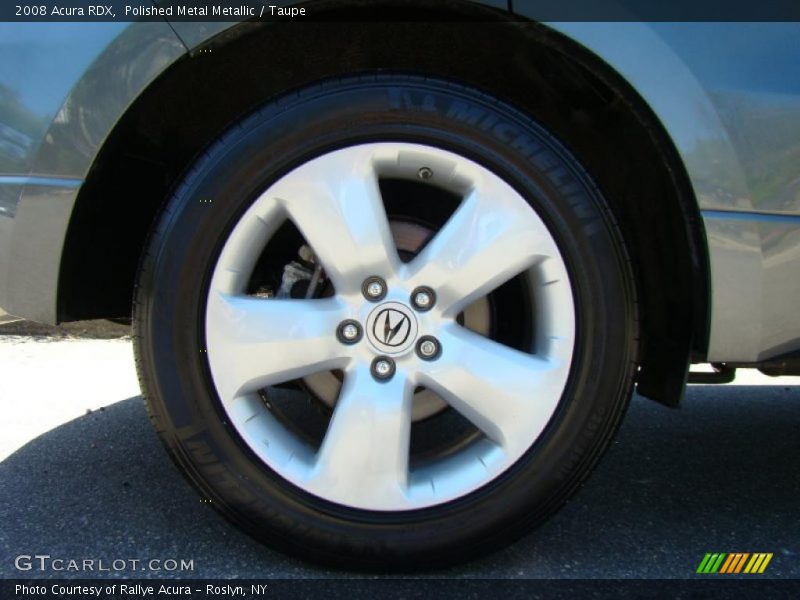 Polished Metal Metallic / Taupe 2008 Acura RDX