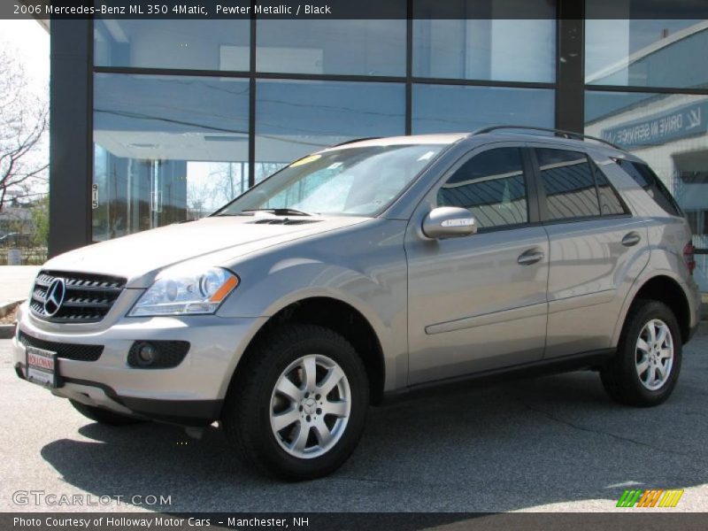 Pewter Metallic / Black 2006 Mercedes-Benz ML 350 4Matic