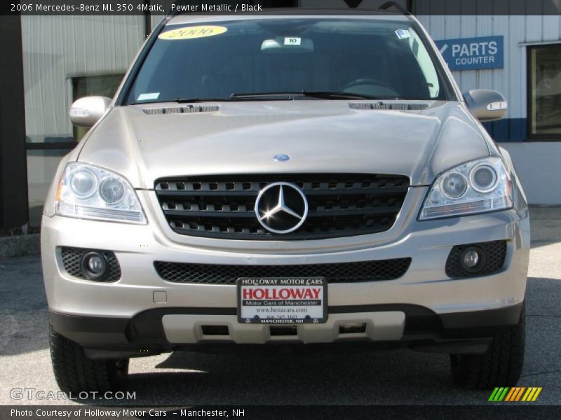 Pewter Metallic / Black 2006 Mercedes-Benz ML 350 4Matic