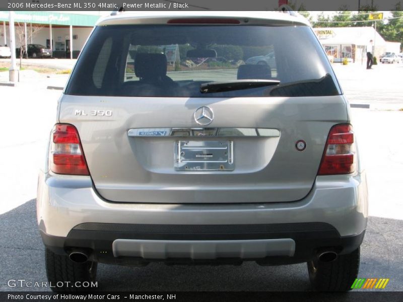 Pewter Metallic / Black 2006 Mercedes-Benz ML 350 4Matic