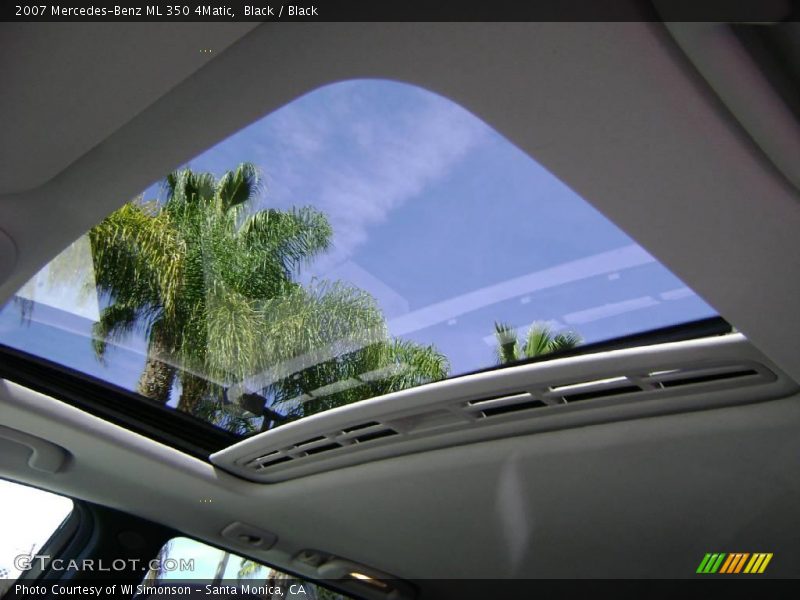 Black / Black 2007 Mercedes-Benz ML 350 4Matic