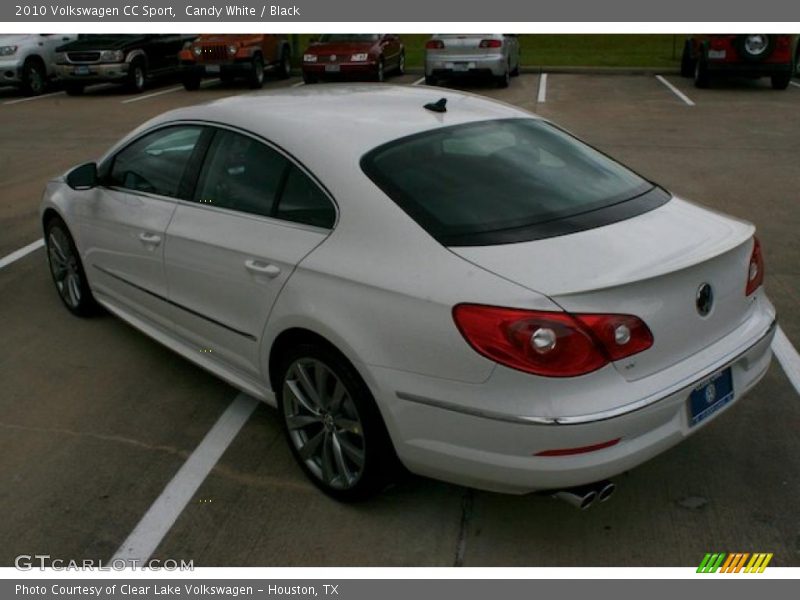 Candy White / Black 2010 Volkswagen CC Sport