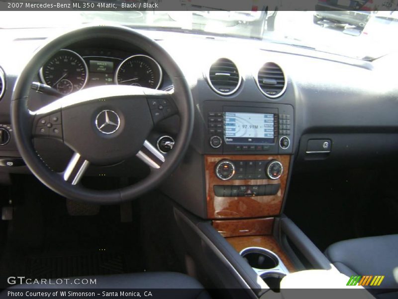 Black / Black 2007 Mercedes-Benz ML 350 4Matic