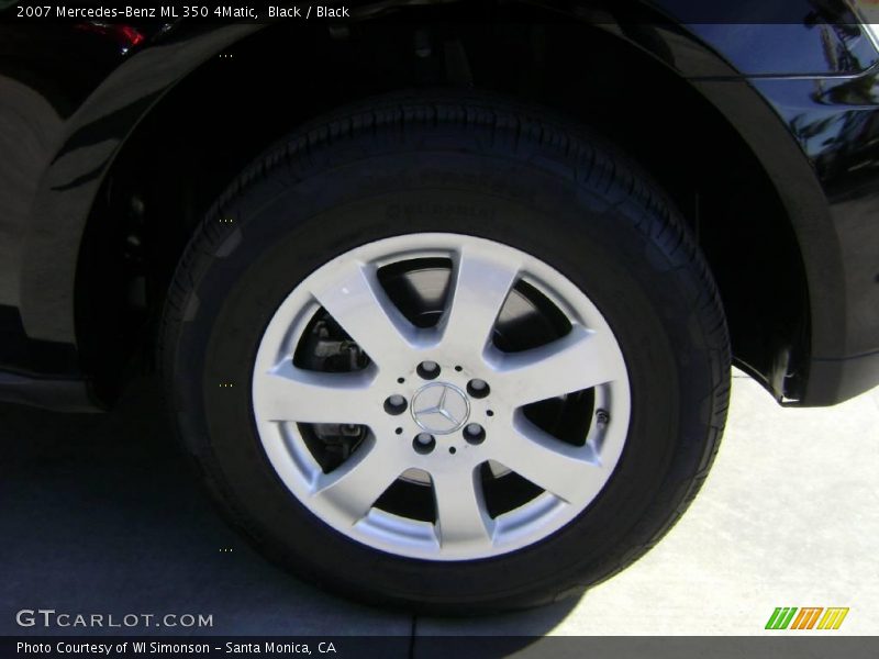 Black / Black 2007 Mercedes-Benz ML 350 4Matic