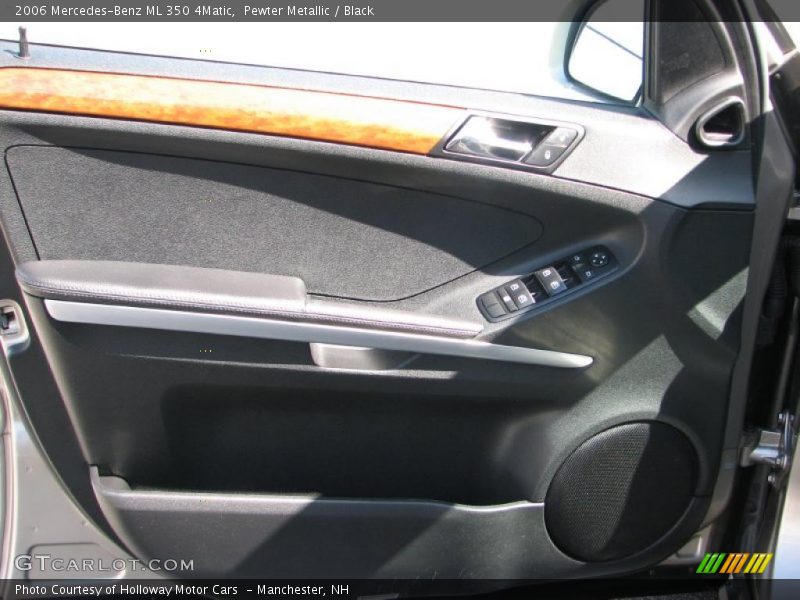 Pewter Metallic / Black 2006 Mercedes-Benz ML 350 4Matic
