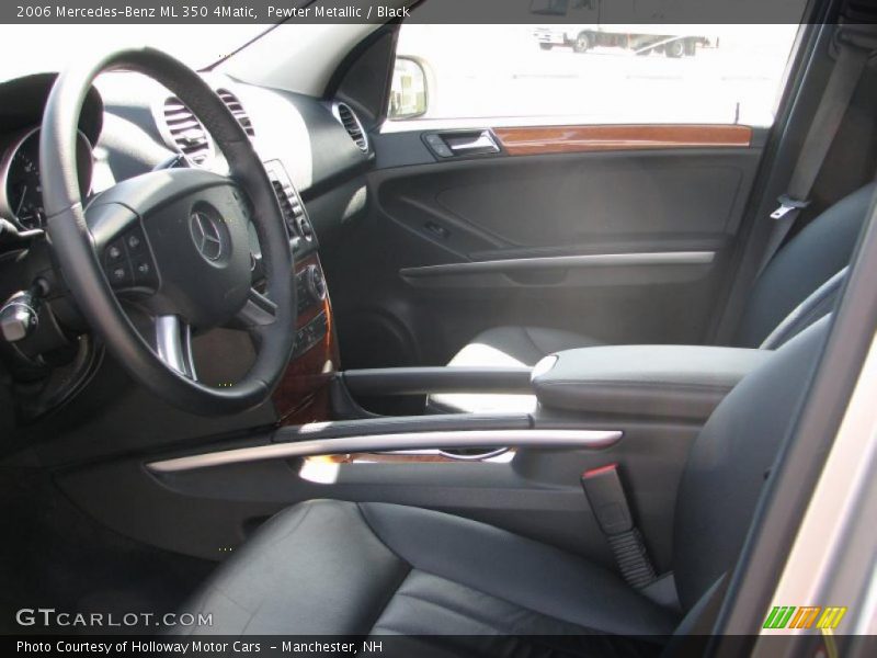 Pewter Metallic / Black 2006 Mercedes-Benz ML 350 4Matic