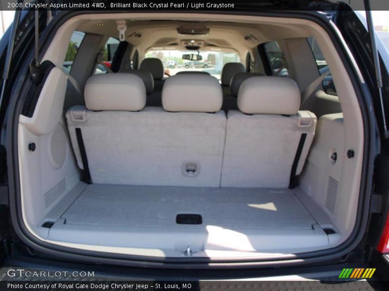 Brilliant Black Crystal Pearl / Light Graystone 2008 Chrysler Aspen Limited 4WD