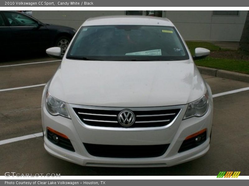 Candy White / Black 2010 Volkswagen CC Sport