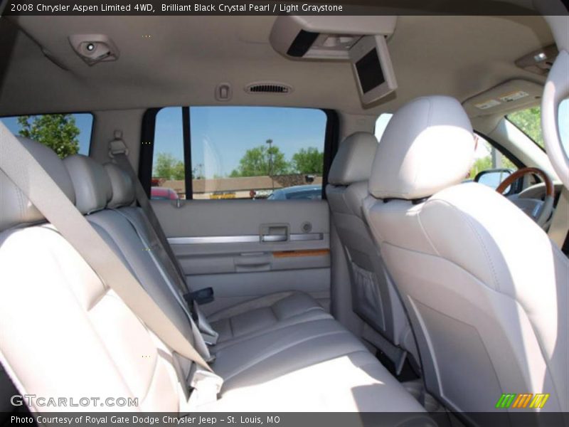 Brilliant Black Crystal Pearl / Light Graystone 2008 Chrysler Aspen Limited 4WD