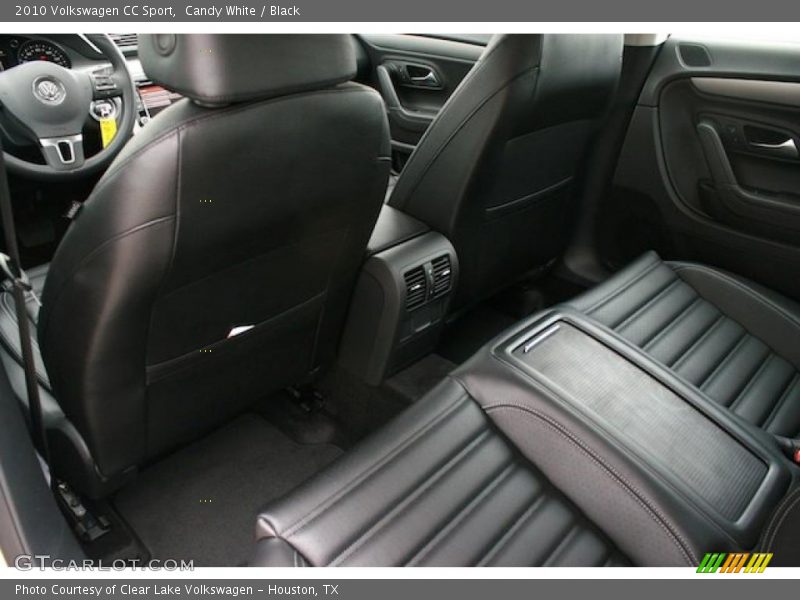 Candy White / Black 2010 Volkswagen CC Sport