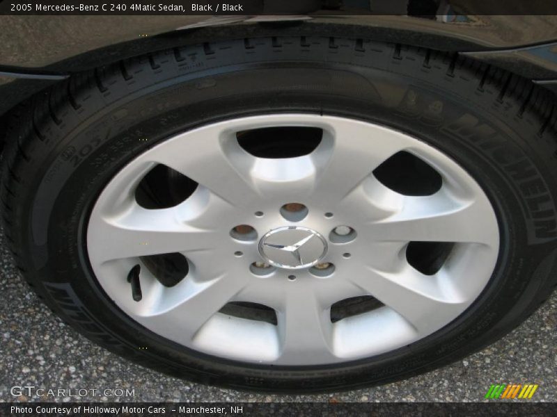 Black / Black 2005 Mercedes-Benz C 240 4Matic Sedan