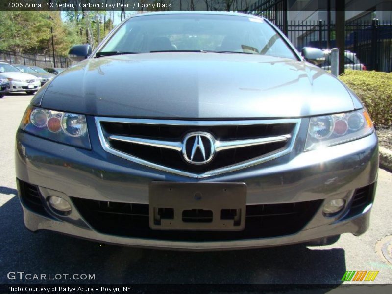 Carbon Gray Pearl / Ebony Black 2006 Acura TSX Sedan