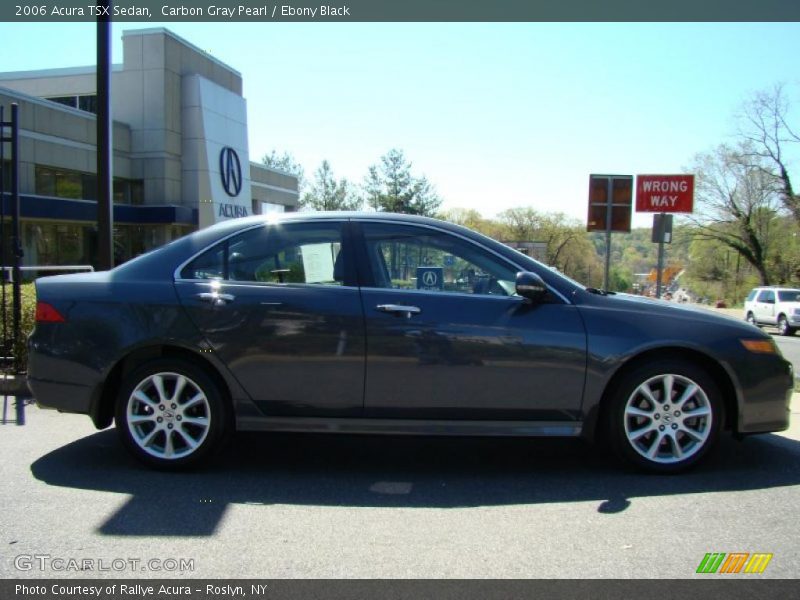 Carbon Gray Pearl / Ebony Black 2006 Acura TSX Sedan