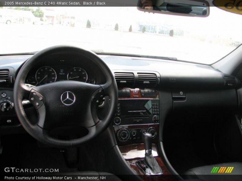 Black / Black 2005 Mercedes-Benz C 240 4Matic Sedan