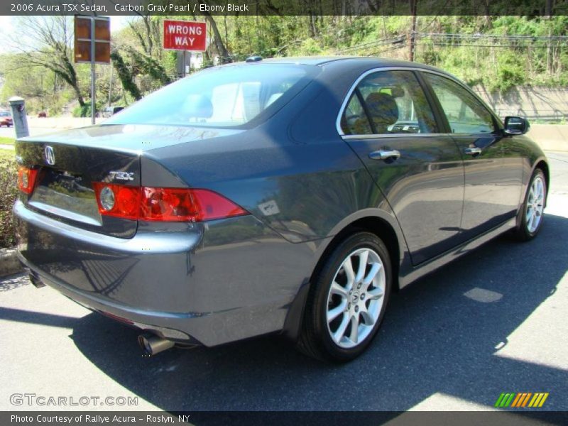Carbon Gray Pearl / Ebony Black 2006 Acura TSX Sedan