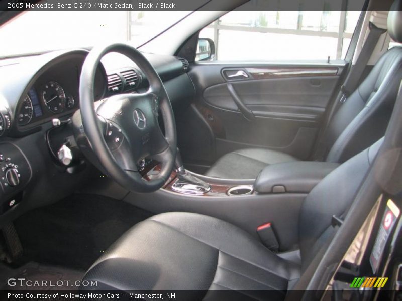 Black / Black 2005 Mercedes-Benz C 240 4Matic Sedan