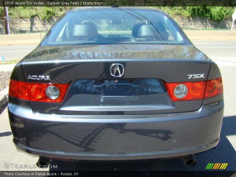 Carbon Gray Pearl / Ebony Black 2006 Acura TSX Sedan