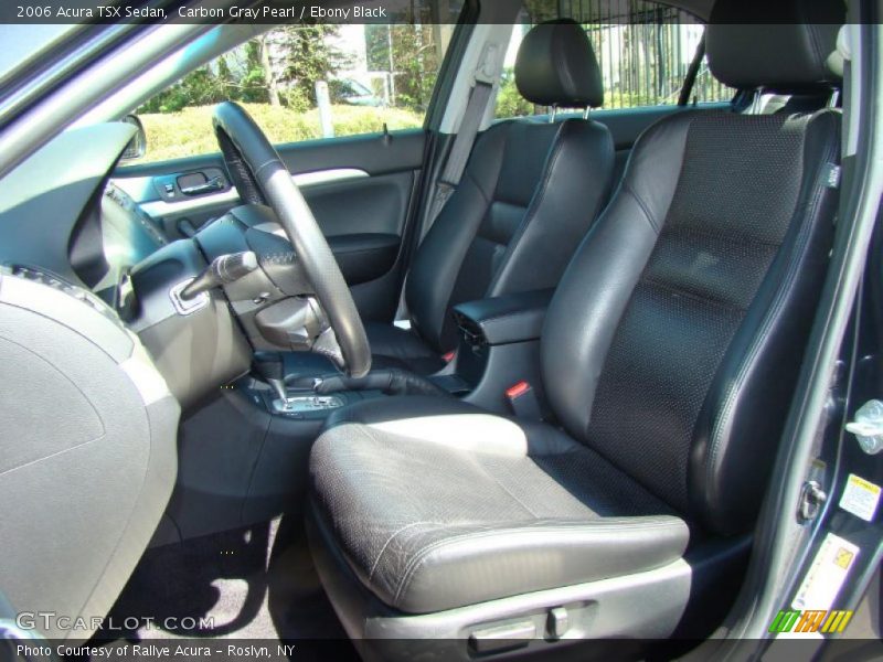 Carbon Gray Pearl / Ebony Black 2006 Acura TSX Sedan