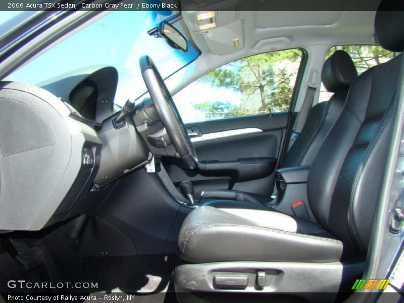 Carbon Gray Pearl / Ebony Black 2006 Acura TSX Sedan