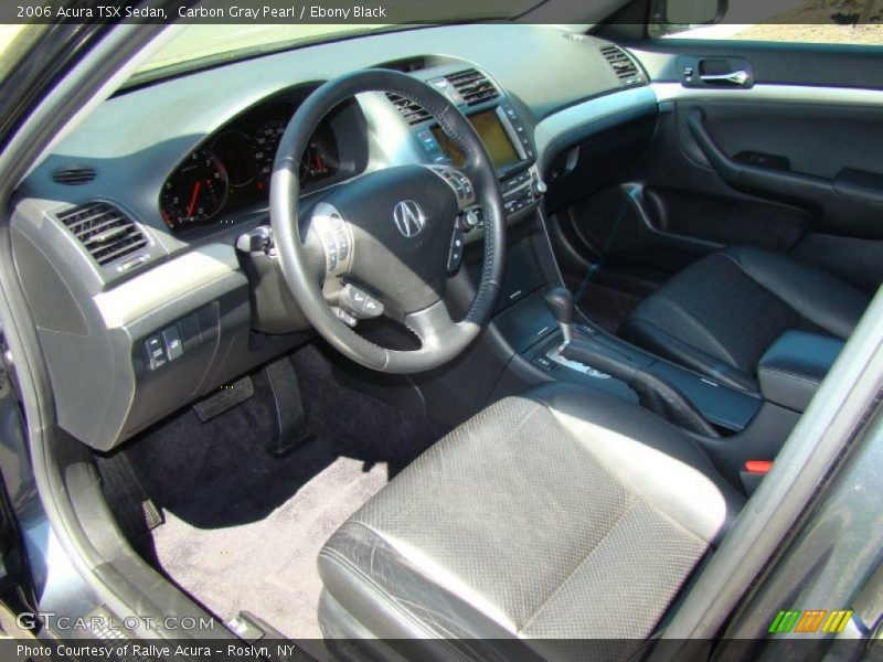 Carbon Gray Pearl / Ebony Black 2006 Acura TSX Sedan