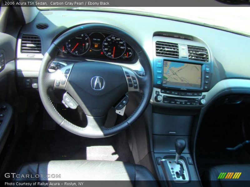 Carbon Gray Pearl / Ebony Black 2006 Acura TSX Sedan