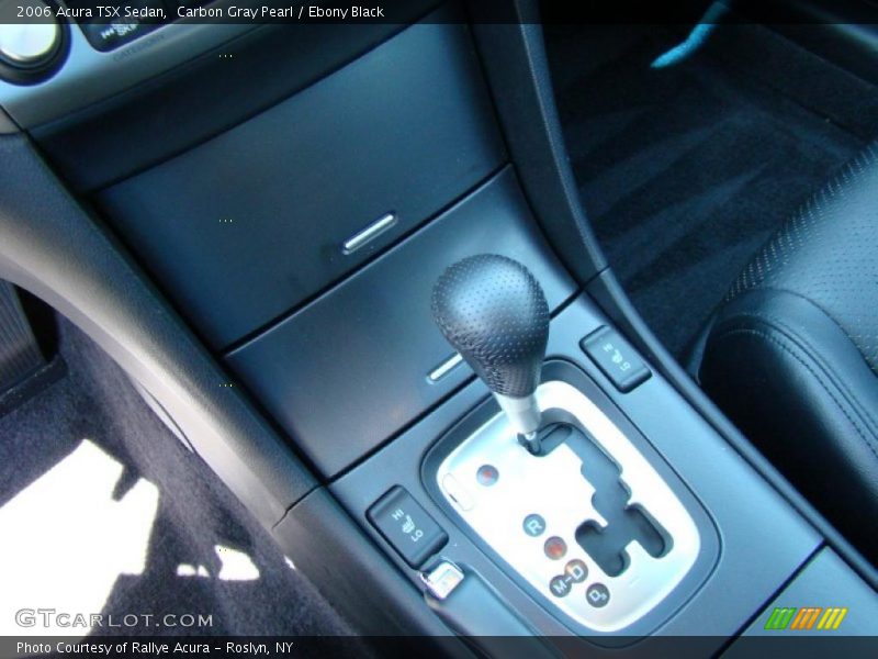 Carbon Gray Pearl / Ebony Black 2006 Acura TSX Sedan