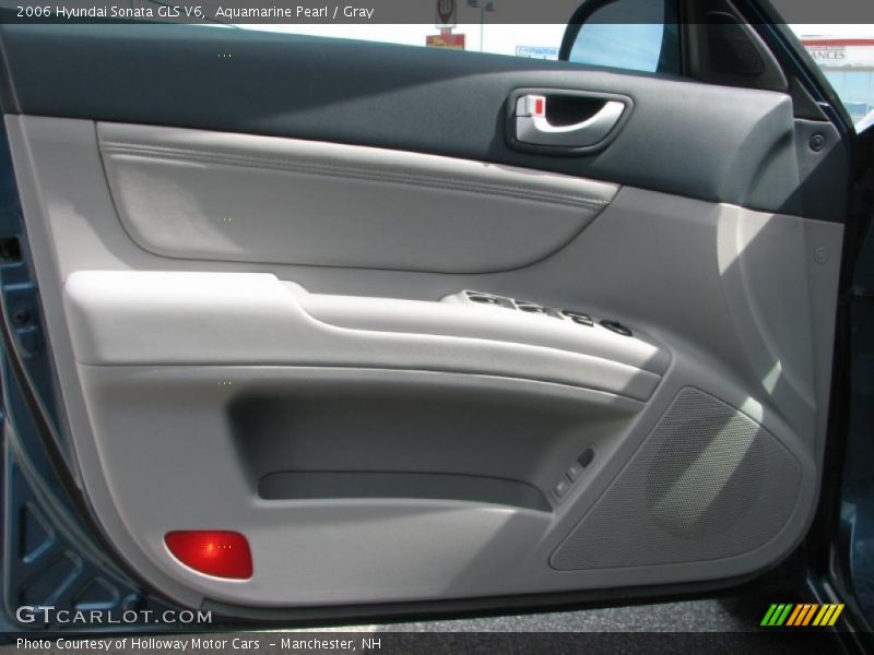 Aquamarine Pearl / Gray 2006 Hyundai Sonata GLS V6