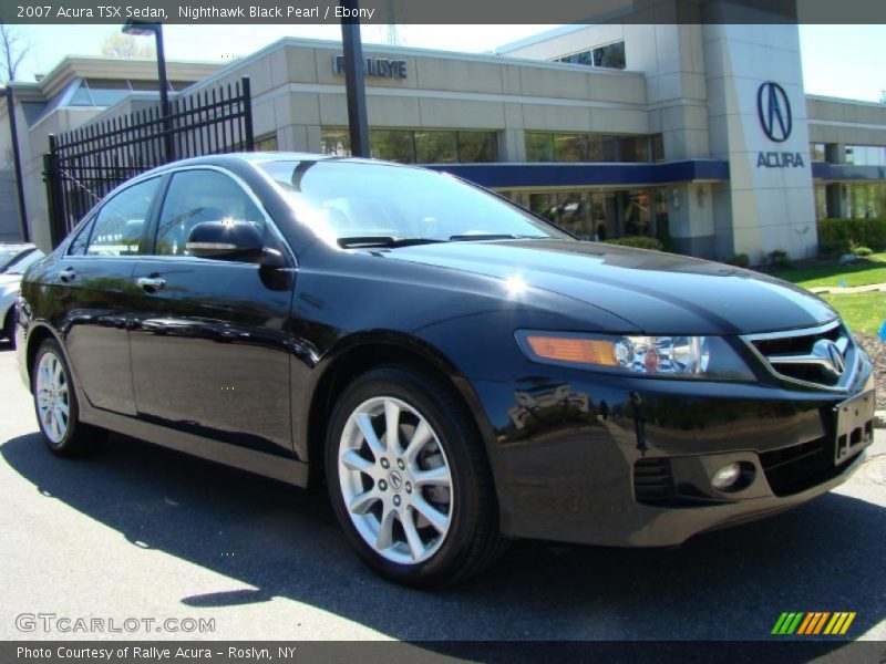 Nighthawk Black Pearl / Ebony 2007 Acura TSX Sedan