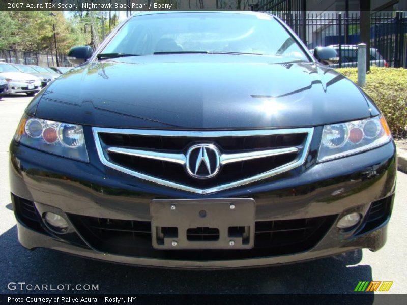 Nighthawk Black Pearl / Ebony 2007 Acura TSX Sedan