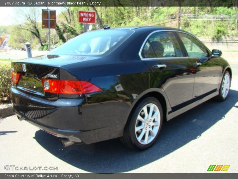 Nighthawk Black Pearl / Ebony 2007 Acura TSX Sedan