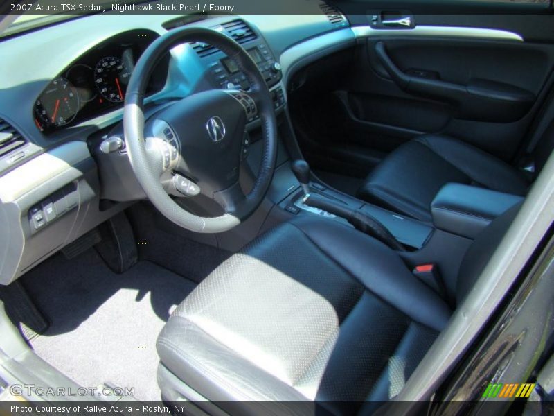 Nighthawk Black Pearl / Ebony 2007 Acura TSX Sedan