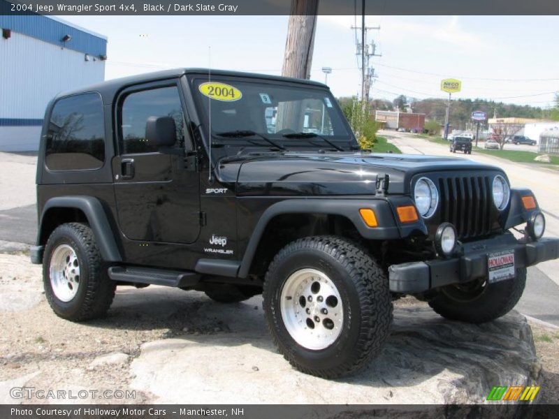 Black / Dark Slate Gray 2004 Jeep Wrangler Sport 4x4