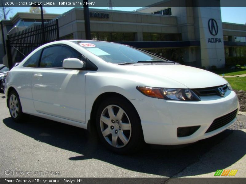 Taffeta White / Ivory 2006 Honda Civic LX Coupe