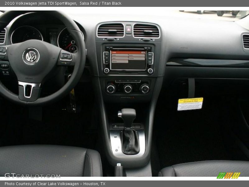 Salsa Red / Titan Black 2010 Volkswagen Jetta TDI SportWagen