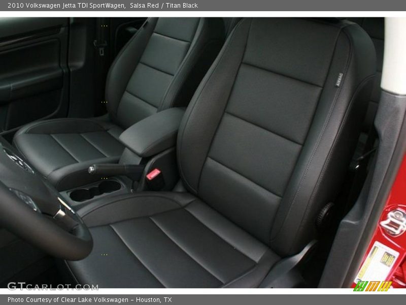 Salsa Red / Titan Black 2010 Volkswagen Jetta TDI SportWagen