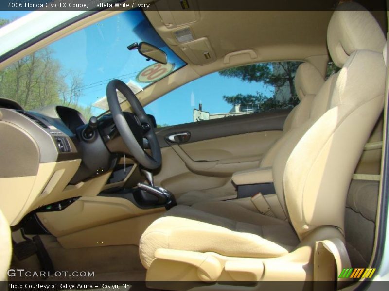 Taffeta White / Ivory 2006 Honda Civic LX Coupe