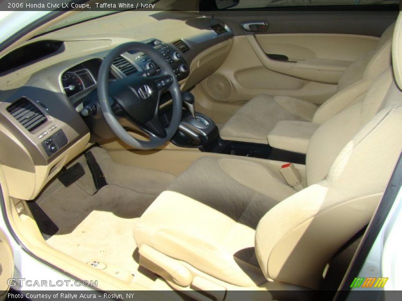 Taffeta White / Ivory 2006 Honda Civic LX Coupe