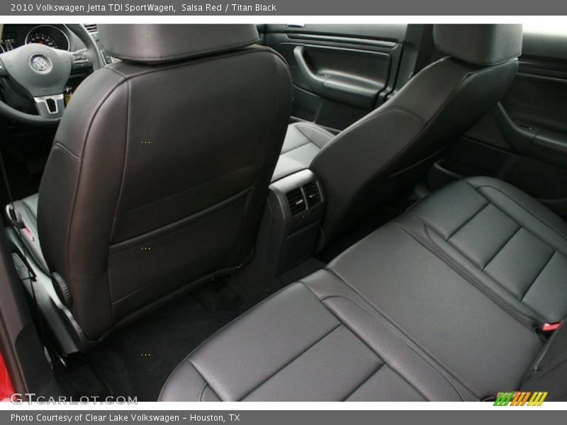 Salsa Red / Titan Black 2010 Volkswagen Jetta TDI SportWagen