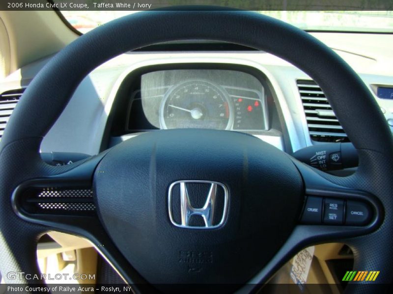 Taffeta White / Ivory 2006 Honda Civic LX Coupe