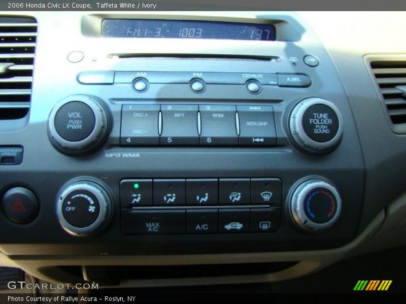 Taffeta White / Ivory 2006 Honda Civic LX Coupe
