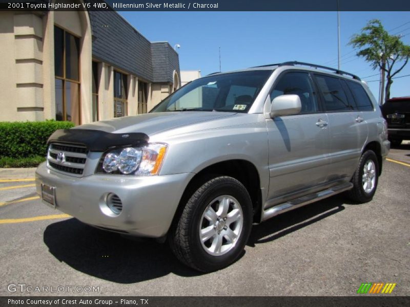 Millennium Silver Metallic / Charcoal 2001 Toyota Highlander V6 4WD