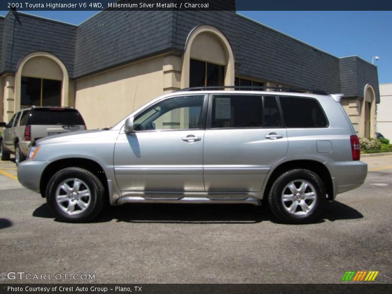 Millennium Silver Metallic / Charcoal 2001 Toyota Highlander V6 4WD