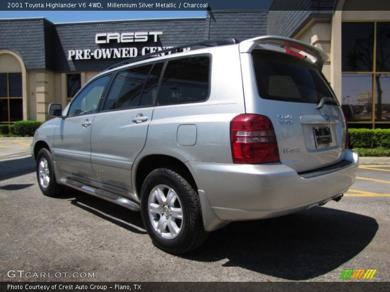 Millennium Silver Metallic / Charcoal 2001 Toyota Highlander V6 4WD