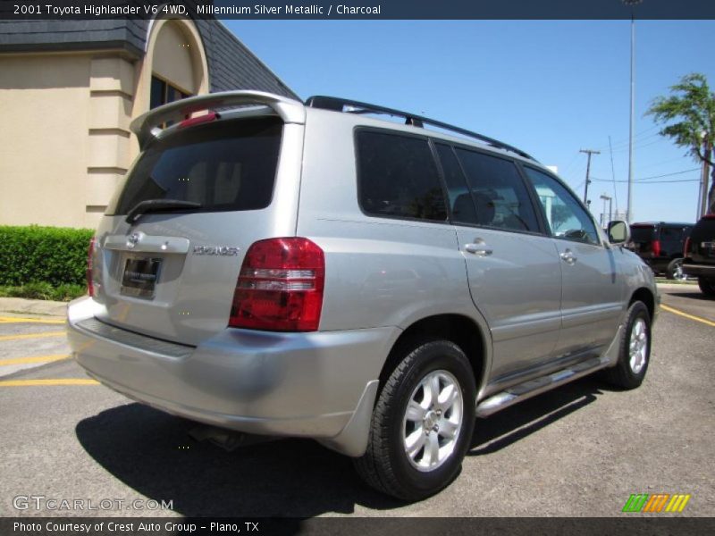 Millennium Silver Metallic / Charcoal 2001 Toyota Highlander V6 4WD