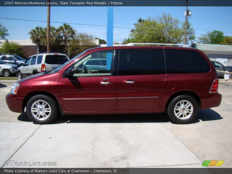 Dark Toreador Red Metallic / Pebble 2007 Mercury Monterey Luxury