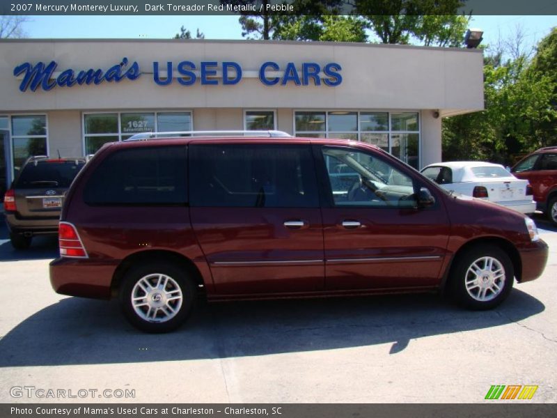Dark Toreador Red Metallic / Pebble 2007 Mercury Monterey Luxury